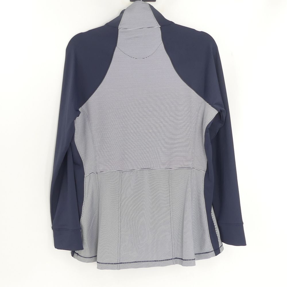 Peter Millar Full Zip Performance Golf Jacket Blu… - image 7